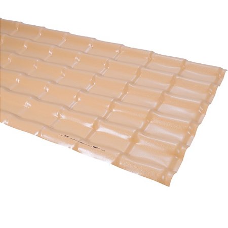 TELHA PVC PLAN MARFIM 198 X 88 CM - FORTLEV