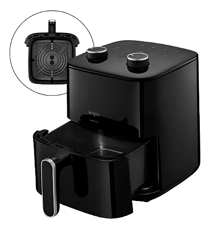 Fritadeira Air Fryer Pratica Fry 3,7l 1400w Elgin
