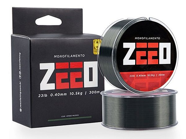 LINHA MONOFILAMENTO ZEEO VERDE MUSGO - 300M