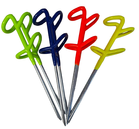 SUPORTE DB MODELO PIRATAMBA Emborrachado Ø 8mm x 35 cm - VARIAS CORES