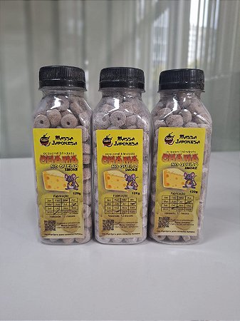 RAÇÃO CHAMA NO QUEIJO SMOKE BLINDADA - GARRAFA 125GR  - MASSA JAPONESA