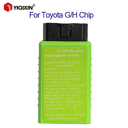 Programador chave do carro para toyota g para toyota h chip veículo obd remoto chave dispositivo de programação