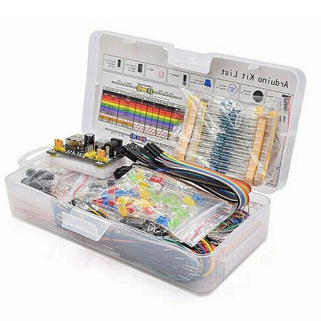 Componentes eletrônicos Kit para UNO R3, 830 pontos de conexão, Breadboard Cable, Resistor, Aplicável para UNO R3
