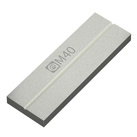Pedra Afiadora AMAOE M40 Gold Steel Dupla Face p/ Pinça e Ponta de Ferro Solda BGA Reparo