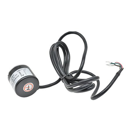 Codificador rotativo incremental fotoelétrico, AB duas fases, eixo de 6mm para volante de jogo, DC 5-24V, 600 P R