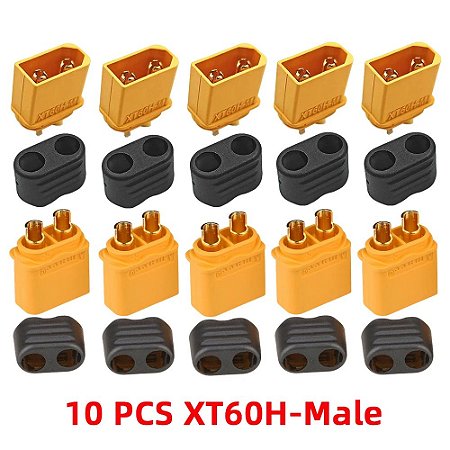10 PCS Amass XT60 Conector Feminino Masculino Conectores XT60 Conectores XT60H Para RC Lipo Bateria Rc Drone Avião Acessórios Atacado