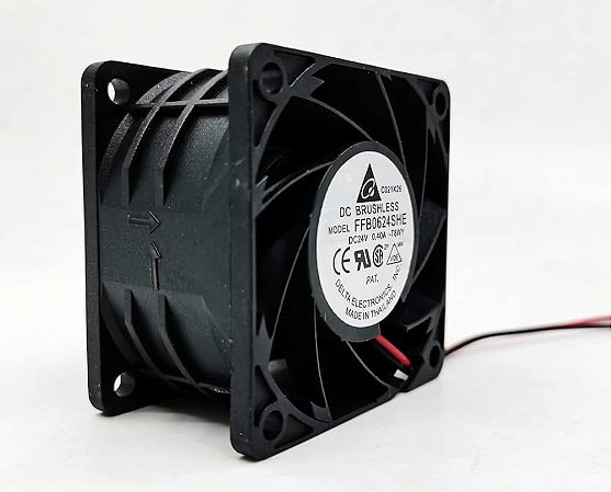 Ventilador de refrigeração CPU para Delta, FFB0624SHE, 24V, 0,40A, Inversor, 6