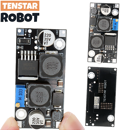Automático Step-Up Step-Down Módulo de Alimentação, conversor ajustável, 20W, 5-32V para 1.3-35V, XL6009 Upgrade, XL6019