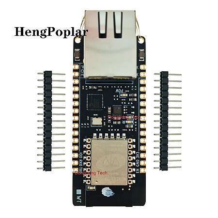 ESP32-ETH01-EVO Módulo com display de iluminação POE, Wi-Fi, Bluetooth, Ethernet, Internet of Things Gateway, 3 em 1, atualizado, WT32-ETH01