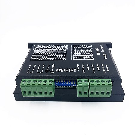 Controlador de motor de passo digital, driver DM556, 2 fases, 5,6 A para 57, 86