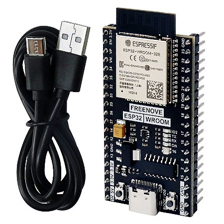 Placa Freenove-ESP32-WROOM, Compatível com Arduino IDE, Onboard Wireless, Pytho
