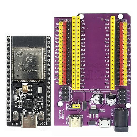 Placa de desenvolvimento micro tipo C ESP32, 38PIN, 38PIN, CP2102, 2.4G, WiFi, módulo BT, baixa potência, Dual Core, ESP-WROOM-3