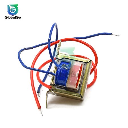 Transformador de Tensão Única, Núcleo de Cobre Única Tensão, 2 Linhas, AC 220 para AC 6V, 9V, 12V, Tensão de Saída, 1W, 50Hz, 60Hz
