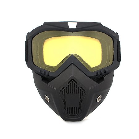 Full Face Anti-fog Capacete de bicicleta Airsoft Full Head Gear, Máscara de Paintball com filtro de boca Óculos de segurança