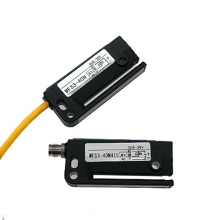 Sensor Fotoelétrico Tipo Slot 40N415 para Detecção de Etiquetas Não Transparentes