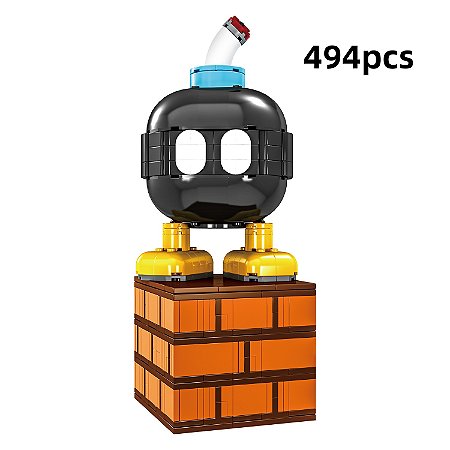 Bombman MOC – Blocos de Montar Criativos, Modelo Técnico DIY, Brinquedo Desafiador para Crianças e Adultos