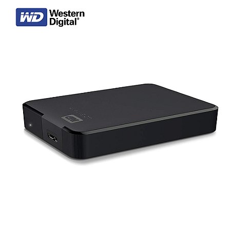 HD Externo Western Digital 1TB – 2.5", USB 3.0, Portátil, Linha Elements