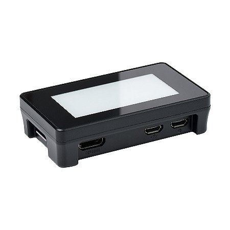 Tela Sensível ao Toque SPI de 2,13" com Módulo de E-Paper – Kit Inicial para Raspberry Pi Zero 2 W/WH, 250x122 com Caixa ABS