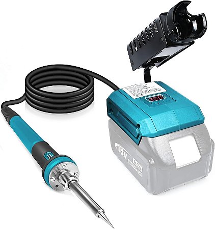Ferro de Solda Elétrico Sem Fio para Makita – Estação Portátil 18V 60W, Aquecimento Rápido, Ferramenta para Reparos e DIY
