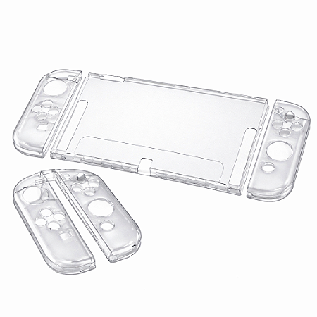 Capa Protetora 3 em 1 para Nintendo Switch OLED – TPU Anti-Impacto