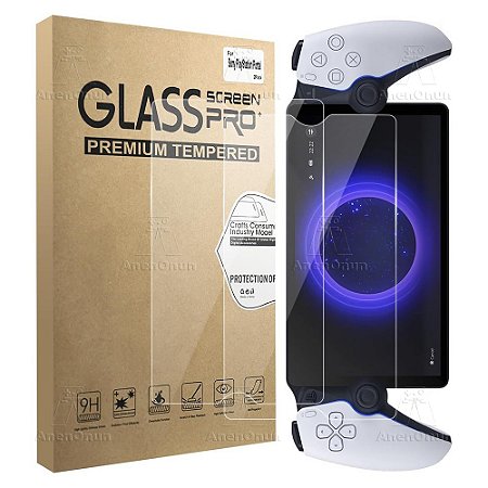 Kit 2x Protetor de Tela em Vidro Temperado p/ PS Portal – 9H, Anti-Risco, Anti-Impressão, Borda Curva 2.5D, Sem Bolhas