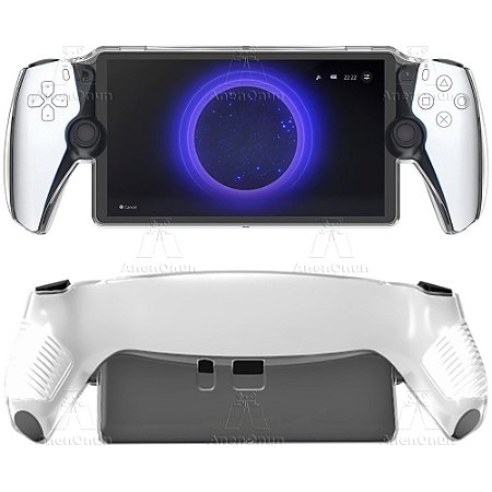 Capa Protetora Transparente TPU p/ PS Portal – Anti-Choque, Anti-Risco, Antiderrapante, Semi-Envoltório, Ultra-Clara