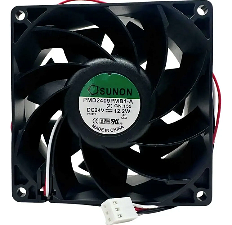 Cooler Pmd2409pmb1-a 24v 12,2w 2 Fios 92x92x38 Sunon C Nf
