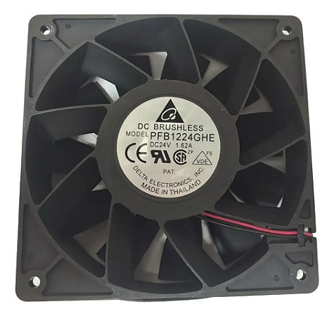 Cooler Pfb1224ghe. 24v / 1.62a / 120x120x38mm Envio Com Nf
