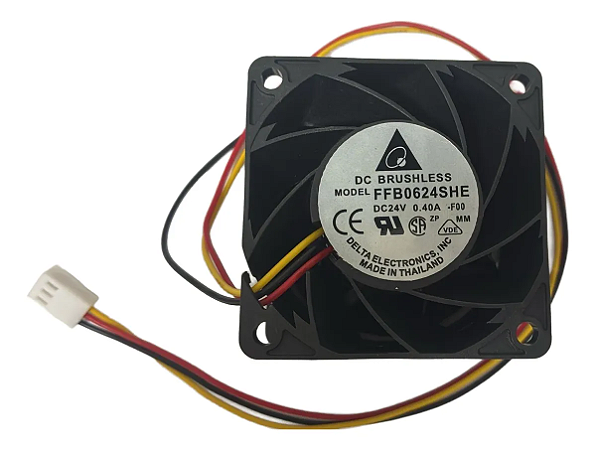 Ventilador Cooler Ffb0624she 60x60x38 24v 0,4a 9,6w 3f