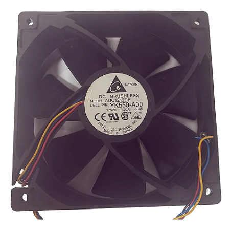 Ventilador Auc1212de Delta 12v 12038 12v 1.00a Sem Conector