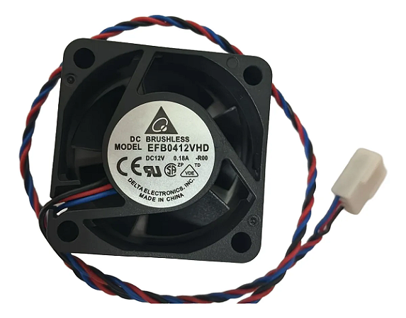 Cooler Efb0412vhd-f00 12v / 0,18a / 3 Fios Envio Com Nf