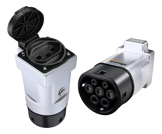 Adaptador De Descarga V2l Para Carro Elétrico Tipo 2 Byd Gwm