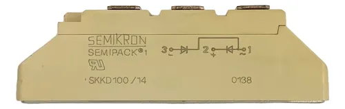 Modulo Diodo Skkd100/14 100amp 1400v Semikron