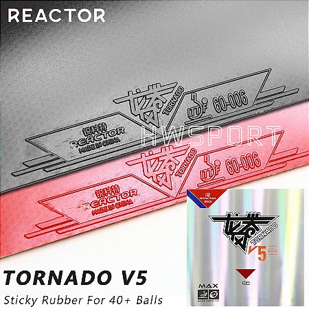 Borracha Reactor Tornado V5 – Média Dura, Pegajosa, c/ Esponja de Energia Interna p/ Ataque e Loop