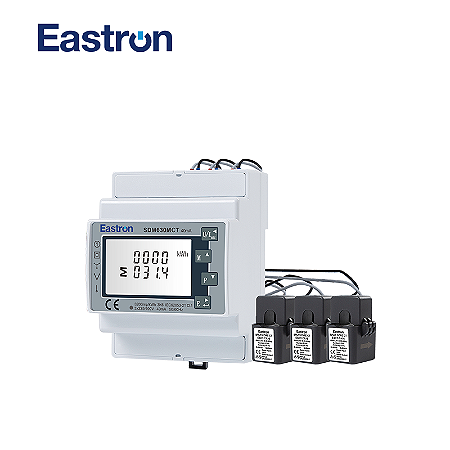 SDM630MCT – Medidor de Energia Trifásico para Sistema Solar Fotovoltaico, com TC, 40mA, Não-MID