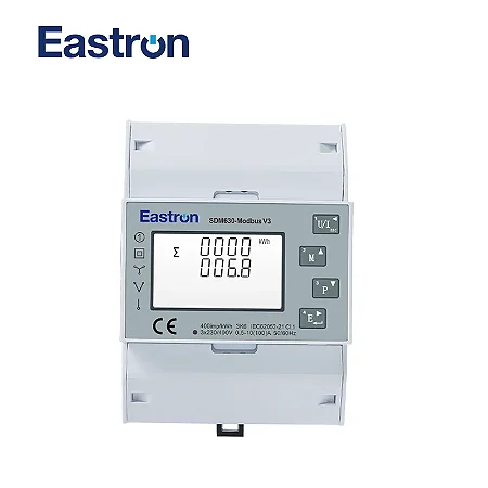 SDM630 Modbus V3 NON-MID – Analisador de Potência Multifuncional RS485, 1P2W/3P3W/3P4W, Compatível com Sistema Solar Fotovoltaico