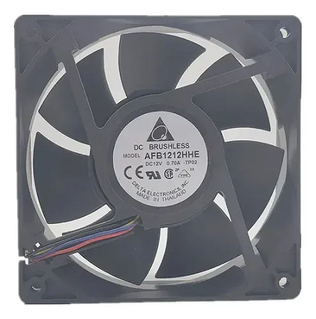 Cooler Delta Afb1212hhe 12v 0.70a 12cm 2 Fios