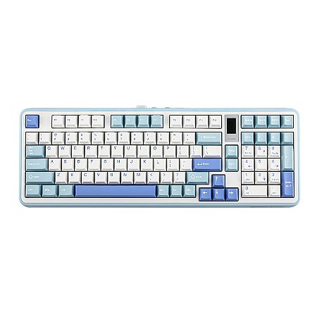 Teclado Mecânico MechLands Vibe99 1800 Layout Bluetooth/2.4G com Tela TFT 1.06"
