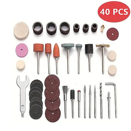 Kit de Acessórios para Mini Retífica Dremel – 147 ou 262 Peças, Polimento, Corte, Lixa e Gravação