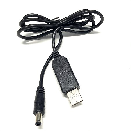 Módulo Conversor USB Power Boost – Step Up DC 5V para 9V/12V com Cabo Adaptador 2.1x5.5mm