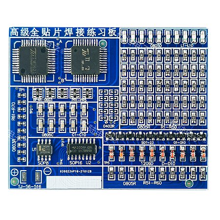 Kit DIY Placa de Solda SMD/SMT | Prática com Resistores, Diodos e Transistores