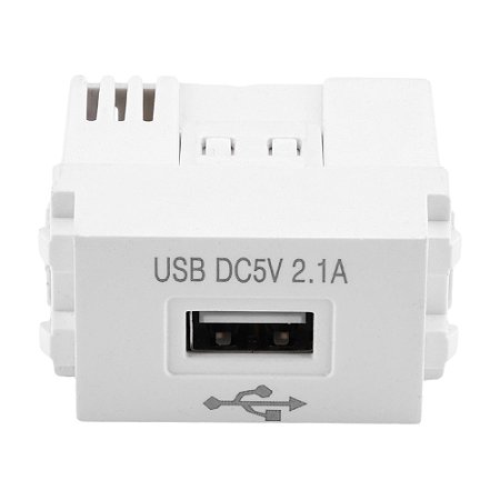 Módulo Carregador USB Tipo 128 | 220V p/ 5V 2.1A/1A com Interruptor – Kit Eletrônico