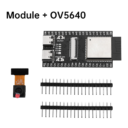 Placa de Desenvolvimento ESP32-S3 CAM | Wi-Fi + Bluetooth, Interface Dupla USB Tipo-C – N16R8