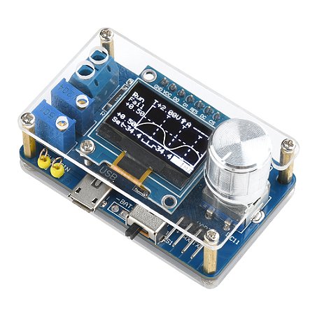 Kit DIY Mini Osciloscópio Digital | STC8K8A com Microcontrolador – Kit de Solda p/ Prática Eletrônica
