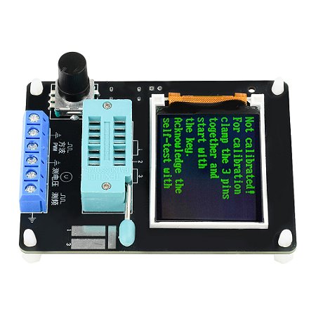 Módulo GM328A Testador de Transistores e Diodos | Medidor de ESR, Capacitância, PWM e Gerador de Onda Quadrada