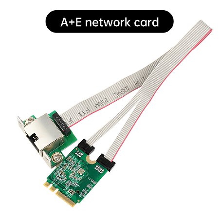 Adaptador M.2 RJ45 Ethernet 2.5G/1G/100Mbps – Chip RTL8125BG, PCIe Gigabit