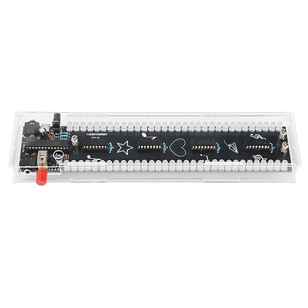 Módulo de Luz de Ritmo Musical 32 Segmentos – Kit Eletrônico DIY com Componentes e Soldador
