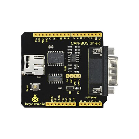 Shield CAN-BUS Keyestudio MCP2515 c/ Slot SD p/ Arduino UNO R3