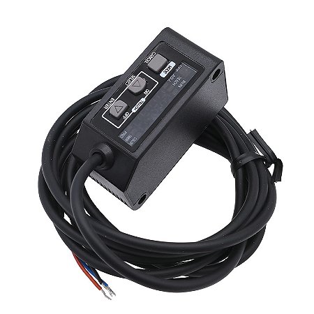 Sensor de Código de Cor LS-101 NPN com Display LED Tricolor 12–24V – Substitui LX-101 com Alta Precisão