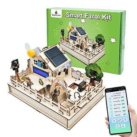 Kit Fazenda Inteligente IoT Keyestudio com Placa ESP32 e Progra